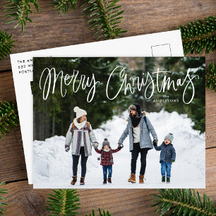 Frohe Weihnachten Whimsical Script-Foto