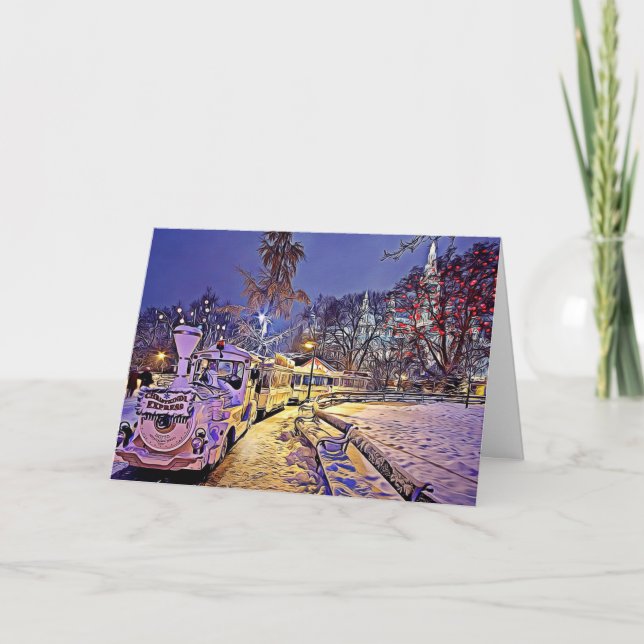 Frohe Weihnachten!Wien Feiertagskarte (Vorderseite)