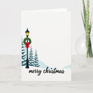 Frohe Weihnachten Winter Wonderland Karte