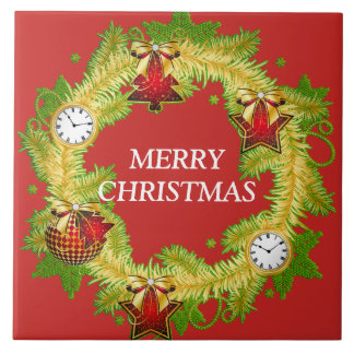 Frohe Weihnachten Wrealth Fliese
