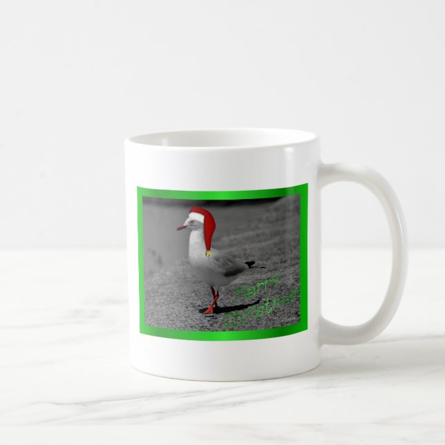 Frohe Weihnachten wünschen frohe Feiertage Kaffeetasse (Rechts)