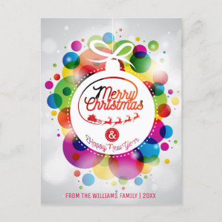 Frohe Weihnachten wünscht modernes Foto