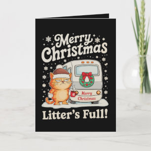 Frohe Weihnachten Wurf Vollkatze Weihnachten Urlau Karte