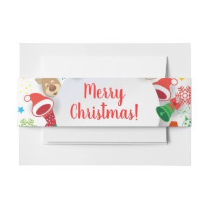Frohe Weihnachten! XMAS Frohes Neujahrsdekor Einladungsbanderole