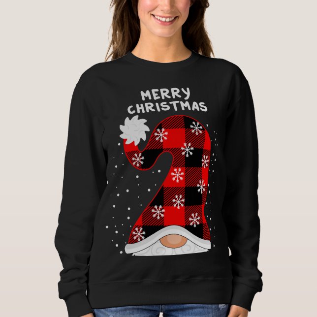 Frohe Weihnachten Yall Blue Gnomes Weihnachten Sweatshirt (Vorderseite)