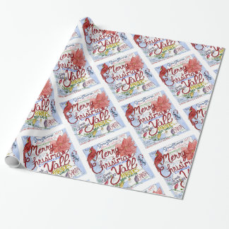 Frohe Weihnachten Y'all - Mississipi Kunst Geschenkpapier