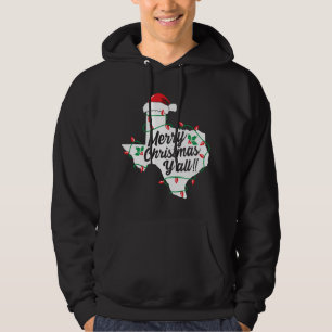 Frohe Weihnachten Y'All Texas Staat Texan Family H Hoodie