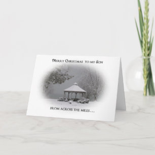 Frohe Weihnachten zu meinem Sohn-über den Meilen