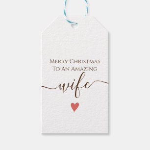 Frohe Weihnachten zu meiner Phantastischen Ehefrau Geschenkanhänger