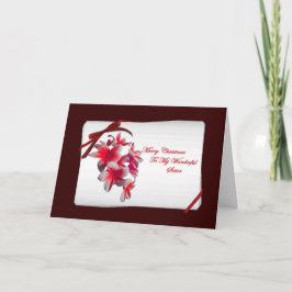 Frohe Weihnachten zu meiner wunderbaren Schwester Karte