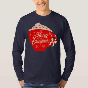 Frohe Weihnachten Zuckerguss Schneeflocken Streuse T-Shirt