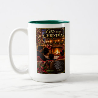 Frohe Weihnachten  Zweifarbige Tasse