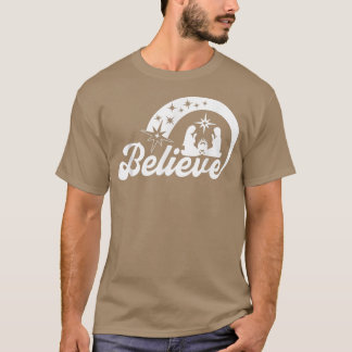 Frohe WeihnachtenGlauben  T-Shirt