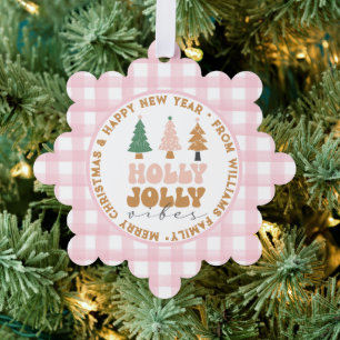 frohe weihnachtliche Stimmung, frohe Weihnachten u Ornament Karte