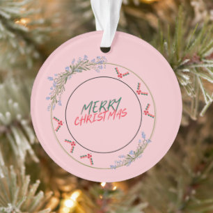 Frohe Weihnachts-Akrylverzierung Ornament