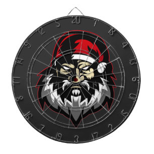Frohe Weihnachts-Angry Santa Dartscheibe