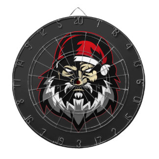 Frohe Weihnachts-Angry Santa Dartscheibe