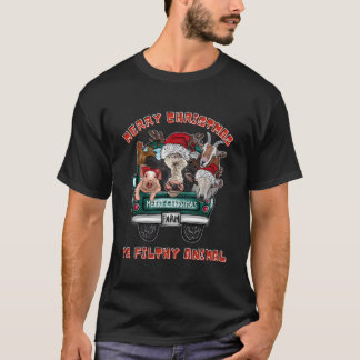 Frohe Weihnachts Animal Filthy Ya Ugly Sweater Sty T-Shirt