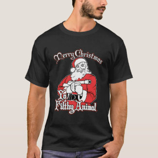 Frohe Weihnachts Animal Filthy Ya Ugly Sweater Sty T-Shirt