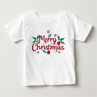 Frohe Weihnachts-Baby-T - Shirt