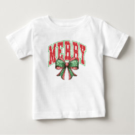 Frohe Weihnachts-Baby-T - Shirt