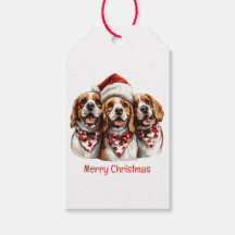 Frohe Weihnachts-Beagle-Hunde