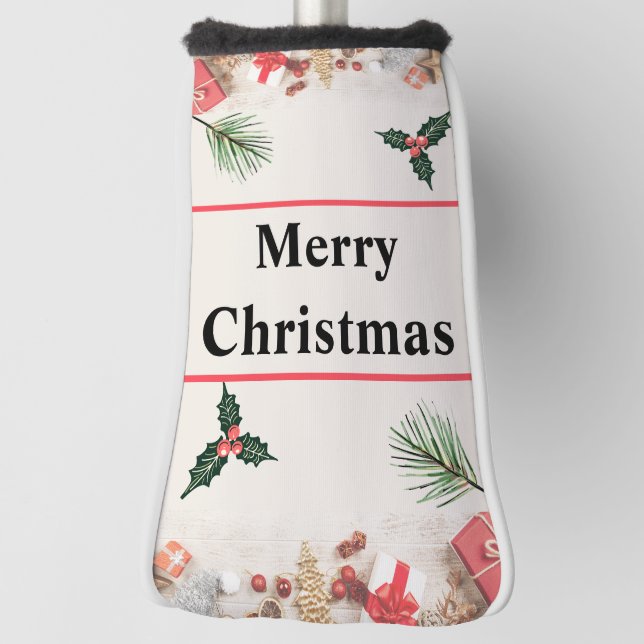 Frohe Weihnachts Best Putter Golf Head Cover Golf Headcover (Rotieren 90)