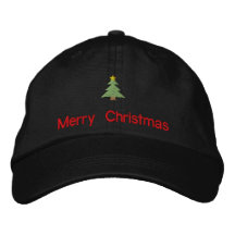 Frohe Weihnachts bestickt Hat