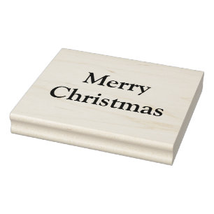 Frohe Weihnachts-Briefmarke Gummistempel