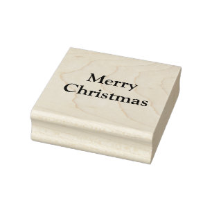 Frohe Weihnachts-Briefmarke Gummistempel
