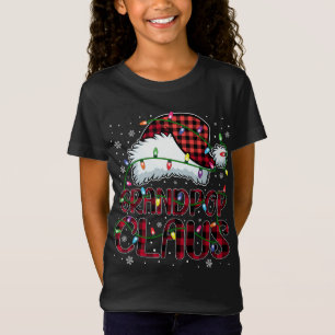 Frohe Weihnachts Buffalo Kariert Red Weihnachtsman T-Shirt