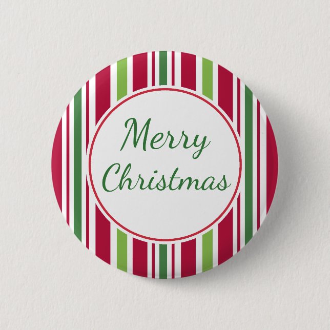 Frohe Weihnachts Candy Party Button Button Geschen (Vorderseite)