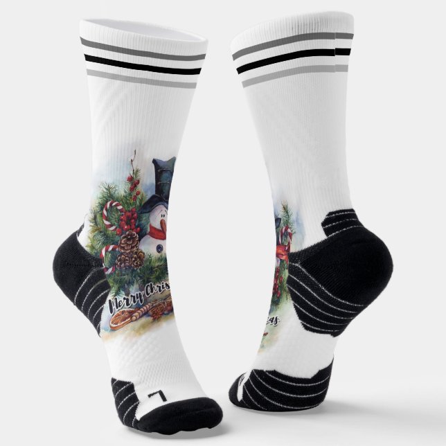 Frohe Weihnachts-Case-Mate Socken (Gewinkelt)