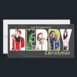 Frohe Weihnachts-Chalkboard Foto-Vorlage Feiertagskarte<br><div class="desc">Frohe Weihnachts-Chalkboard Foto Rahmen Foto-Karte .. Fügen Sie Ihre eigenen Fotos zu dieser modernen flachen Grüße Karte .. senden Sie ein wenig etwas Besonderes dieses Weihnachtsfest .. von Ricaso</div>