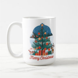 Frohe Weihnachts-Combo-Tasse: Joyful New Model Kaffeetasse