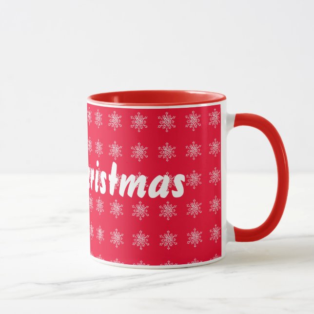 Frohe Weihnachts-Combo-Tasse Tasse (Rechts)