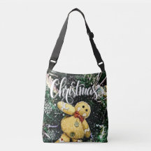 Frohe Weihnachts-Crossbody-Tasche