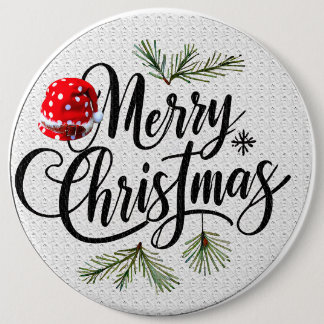 Frohe Weihnachts-Design-Kunst. Button