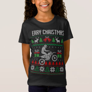 Frohe Weihnachts-Dirt Bike Racing Santa Xmas C T-Shirt