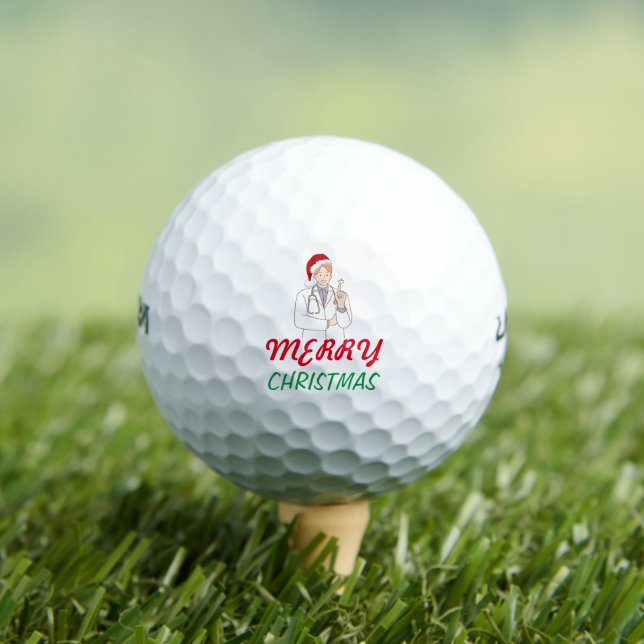 Frohe Weihnachts-Doktor-Wertschätzung Holiday Desi Golfball (Insitu T-Shirt)