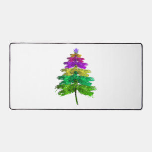 Frohe Weihnachts-Dragonfly Weihnachtsbaum T Shirt Schreibtischunterlage