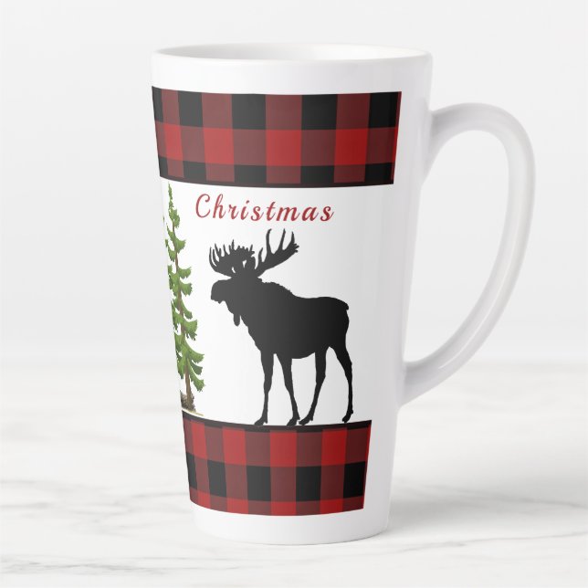Frohe Weihnachts Elche Latte Tasse (Rechts)