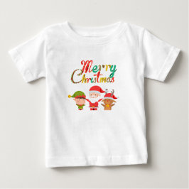 Frohe Weihnachts-Elf Baby T-shirt