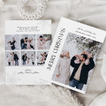 Frohe Weihnachts-Familie Foto Collage Feiertagskarte<br><div class="desc">Diese fröhliche Weihnachtsfamilienfoto Collage Holiday Card ist die perfekte Darstellung Ihres Fotos in dieser Feriensaison. Teilen Sie Ihre Weihnachtswünsche und bis zu 7 Fotos Ihrer Familie mit der Weihnachtskarte des Fotos.</div>