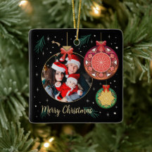 Frohe Weihnachts Familie Foto personalisieren
