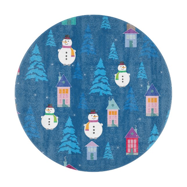 Frohe Weihnachts-Festivals Design Schneidebrett (Vorderseite)