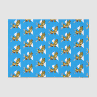 Frohe Weihnachts-Flying Rentier Niedlich Seidenpapier