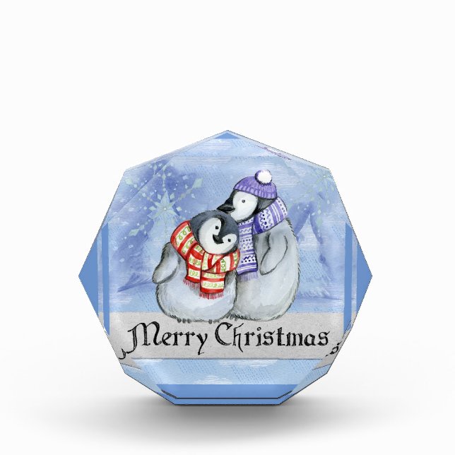 Frohe Weihnachts-Foto Block (Vorderseite)