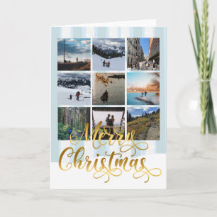 Frohe Weihnachts Foto Collage Grußkarte Karte