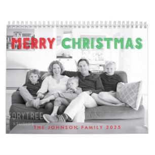 Frohe Weihnachts-Foto-Kalender für 2025 Kalender